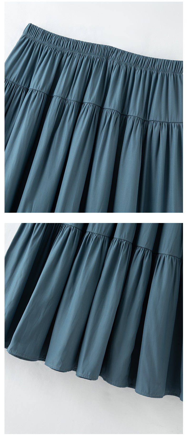 High-Waisted Loose-Fit Slimming A-Line Skirt