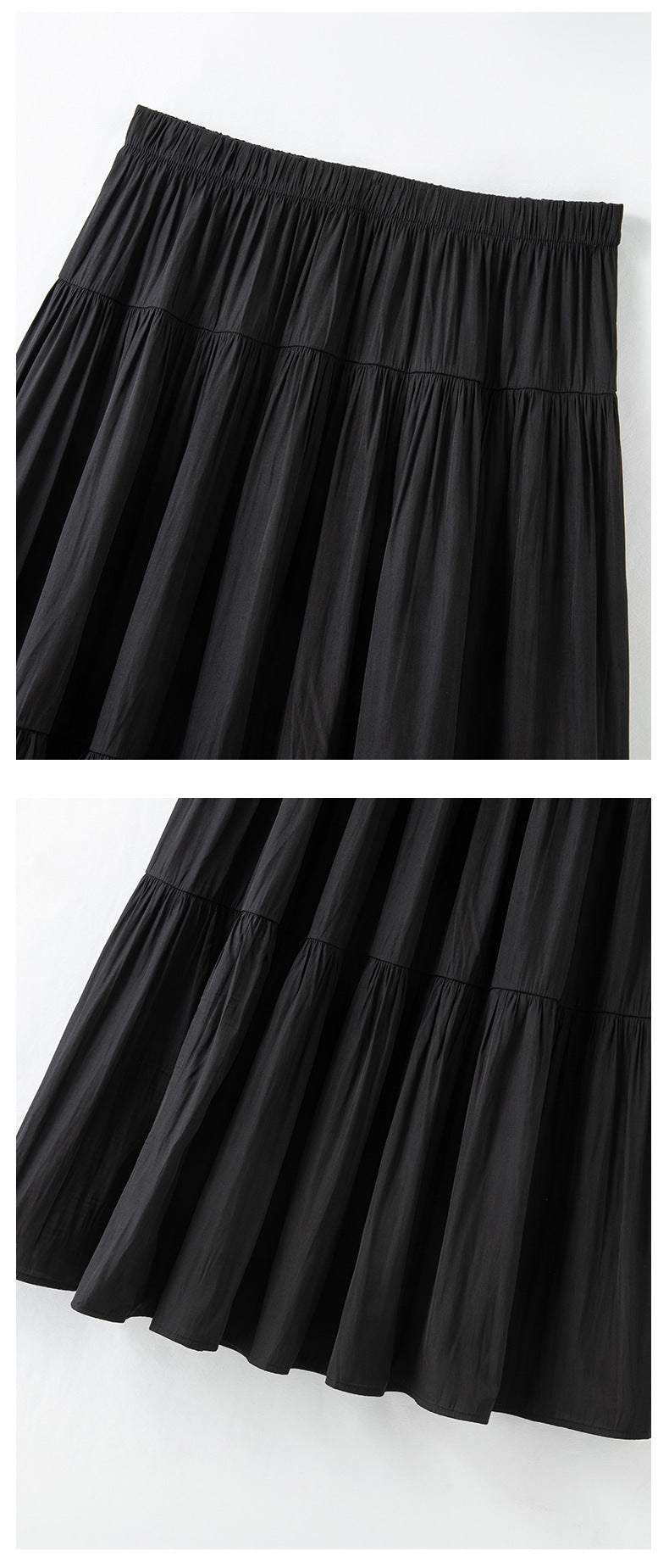 High-Waisted Loose-Fit Slimming A-Line Skirt