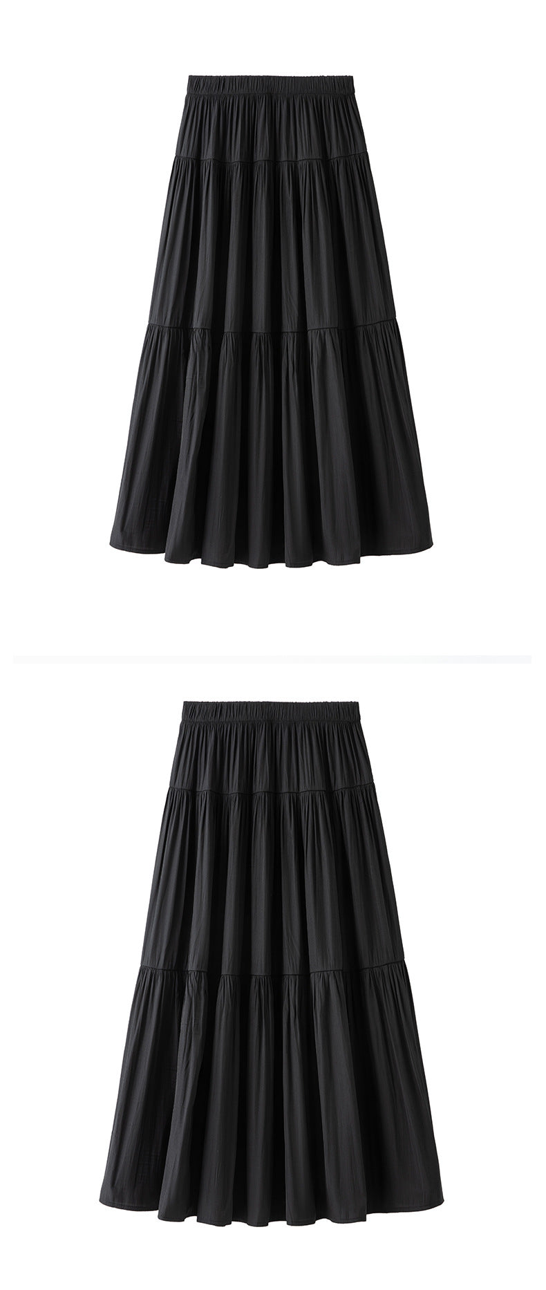 High-Waisted Loose-Fit Slimming A-Line Skirt